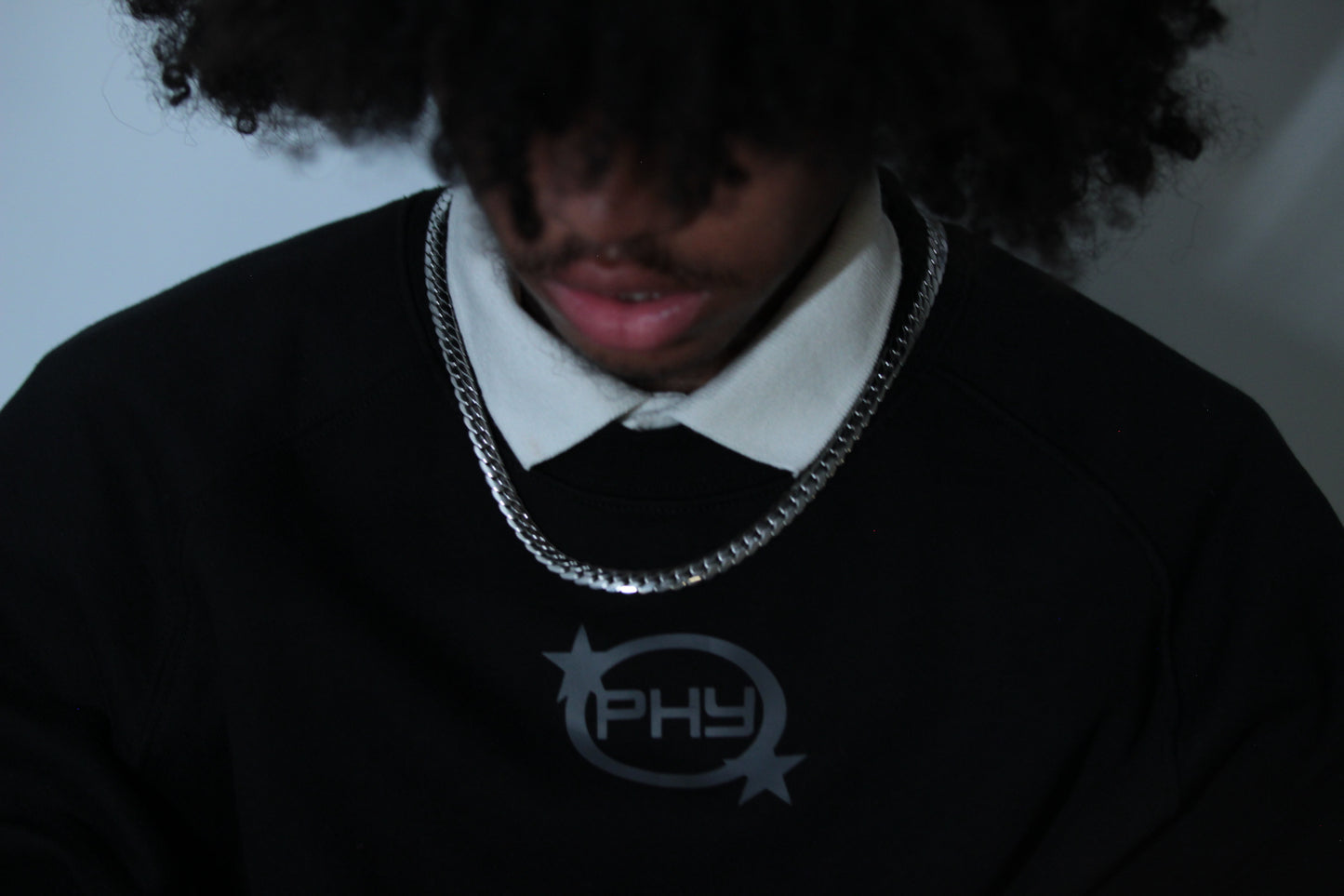 Black “Unknown” Crewneck