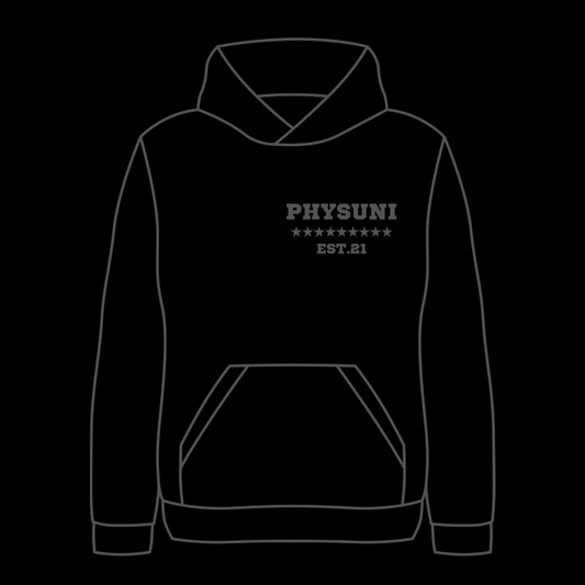 Black "Monochromatic" Straight Leg Sweatsuit