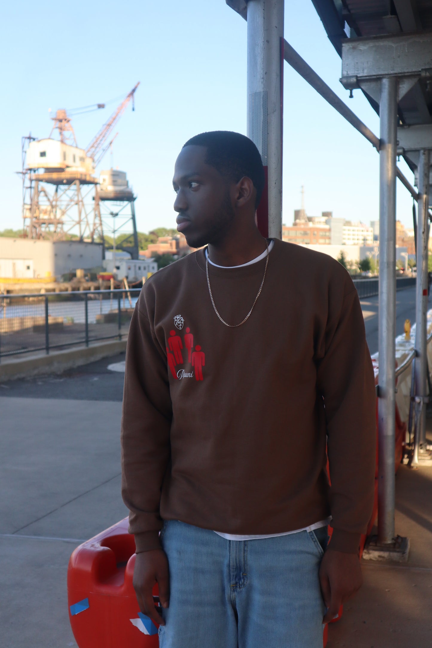 Brown “4-1-1” Crewneck