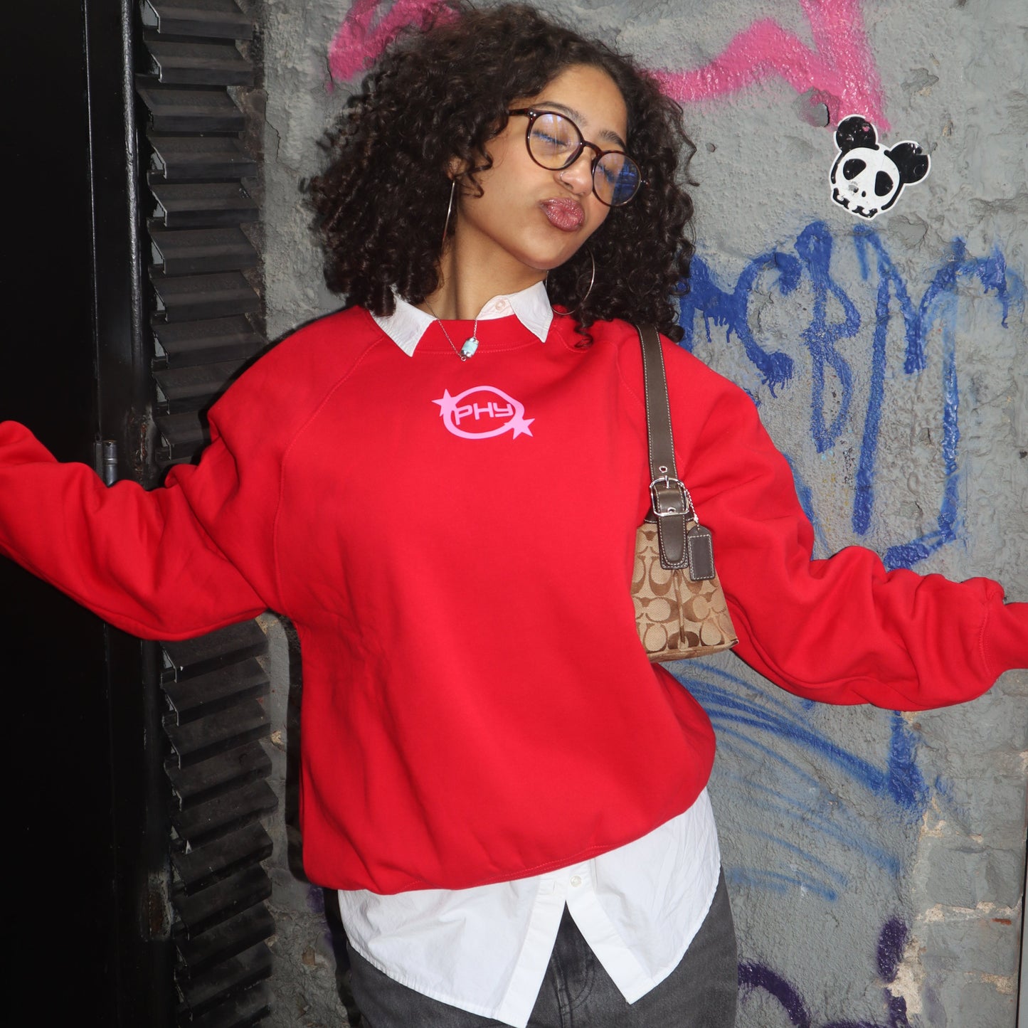 Red "Unknown" Crewneck