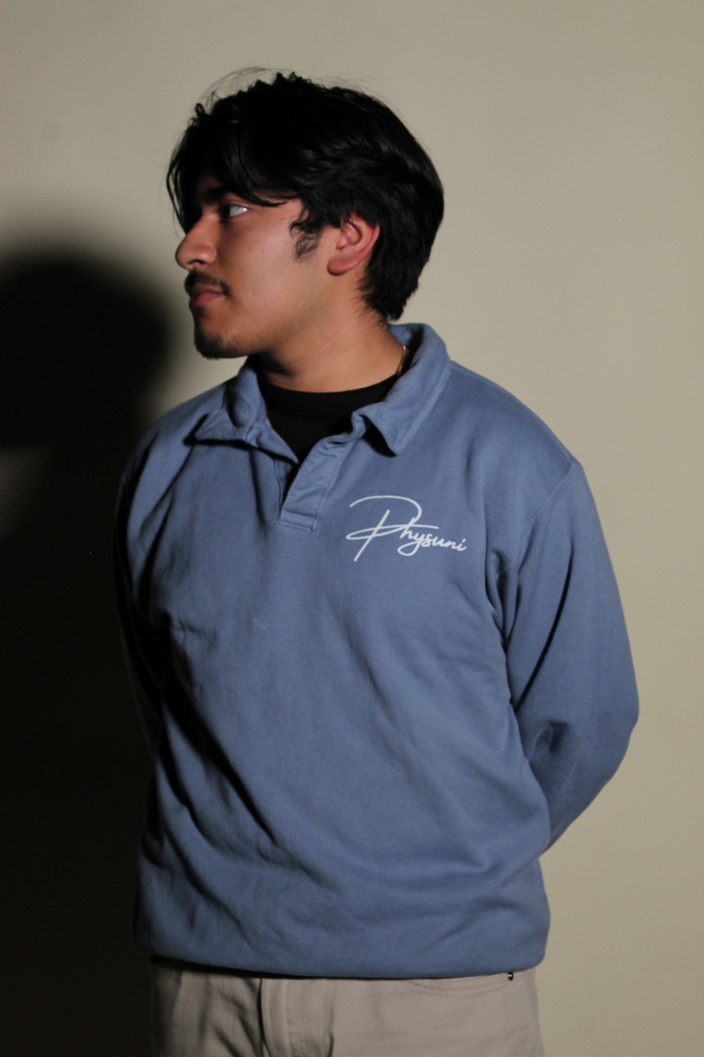 Long Sleeve “Physuni” Collar Polo