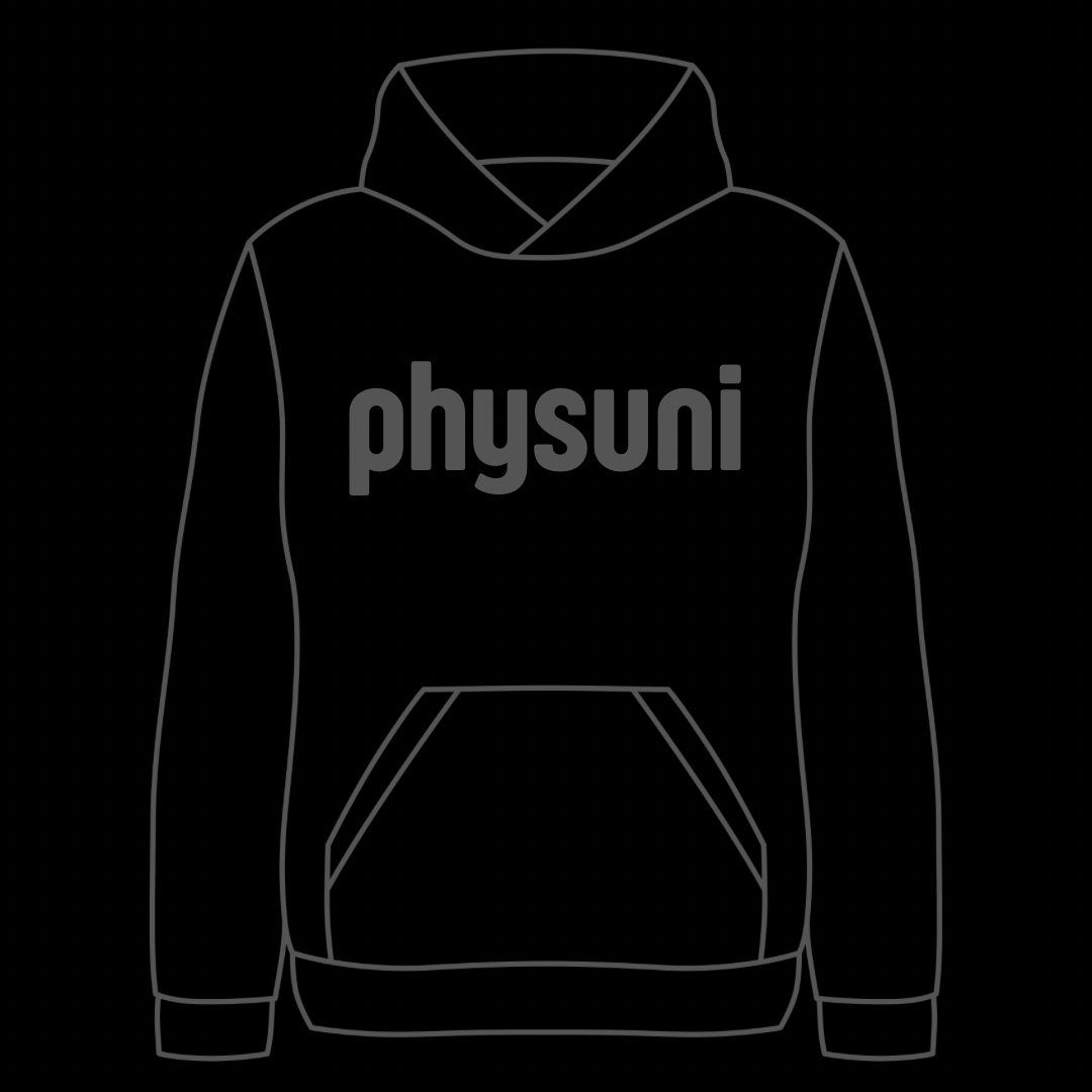 Black Physuni “Basics” Hoodie