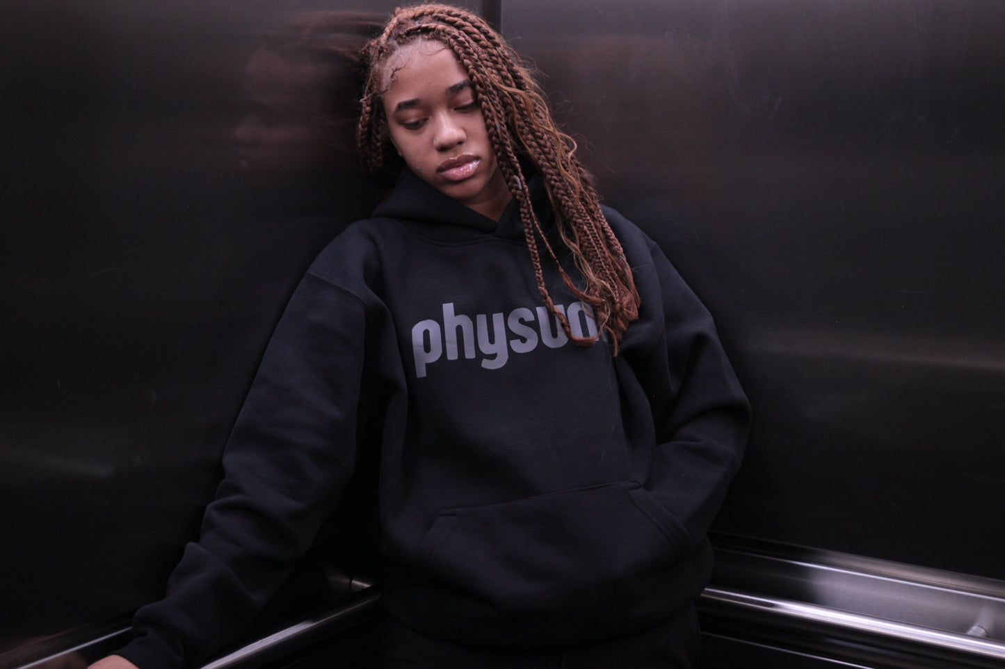 Black Physuni “Basics” Hoodie